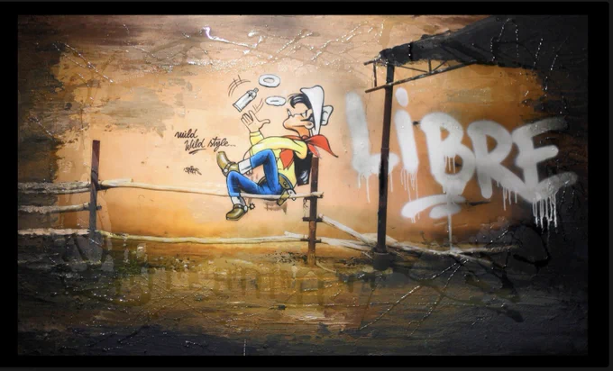 LIBRE de Pleks Wild Wild Style Lucky Luke 
