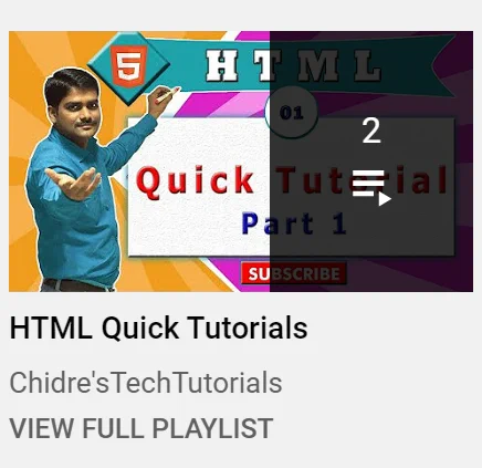 learn complete html quickly