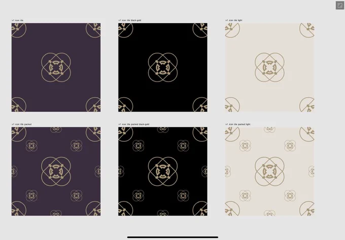 logo icon as pattern tile