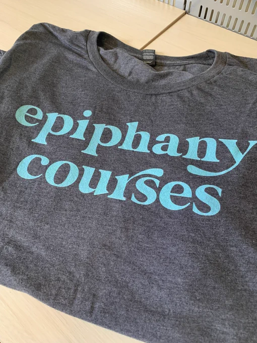 Epiphany Courses t-shirt