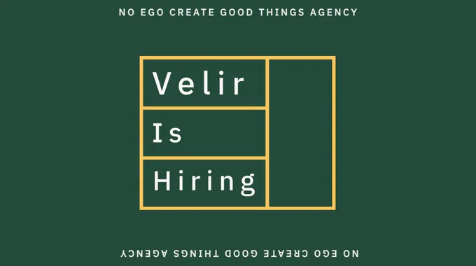 Velir is hiring! https://bit.ly/3lgSyBI