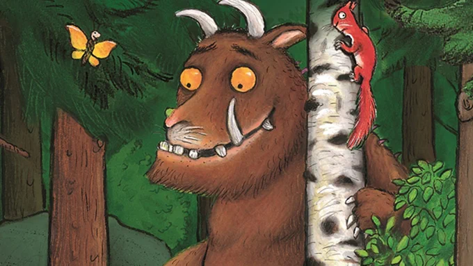 An image from The Gruffalo by Julia Donaldson and Axel Scheffler