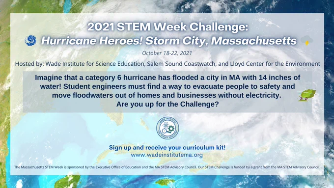 STEM Week Challenge: Hurricane Heroes! Storm City, MA