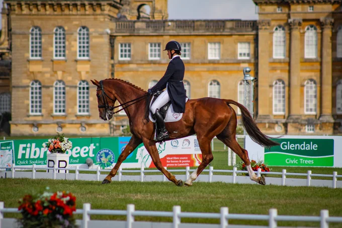 Bubby Upton riding Magic Roundabout IV at Blenheim Horse Trials