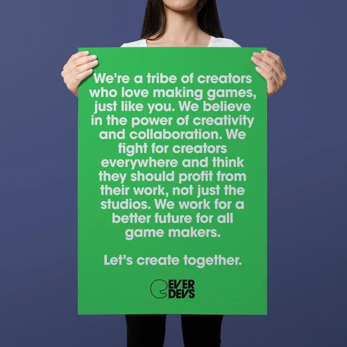 Welcome to the new #EverDevs! We have a new look and vision for the future of #gamedev. Checkout our new website everdevs.com and join our tribe!