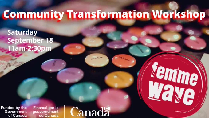 Today is the Community Transformation Workshop for Indigenous, Black and Racialized artists. We hope all the participants will feel inspired, creative, and grounded in community today. Thank you to everyone who applied!

Thank you to Jordan Baylon, the Colour Factor team, and Femme Wave Board members Rosalinda Hernandez and Zareen Omar for facilitating the workshop. We are grateful to Elder Diving Thunder (i ah geet hgoo me) for offering an opening prayer.

Today's workshop is intended to create a caucused space to build authentic relationships with 2SLGBTQIA  Indigenous, Black and racialized artists and center their perspectives, agency and self-determinacy within Femme Wave’s ongoing process of transformation.
Read more about this process on our accountability blog: https://www.femmewave.com/accountability-blog/

Femme Wave 2019 photo by @deprechemood 