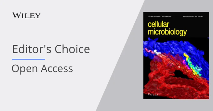 Editor's Choice. Open Access. Cellular Microbiology journal cover.
