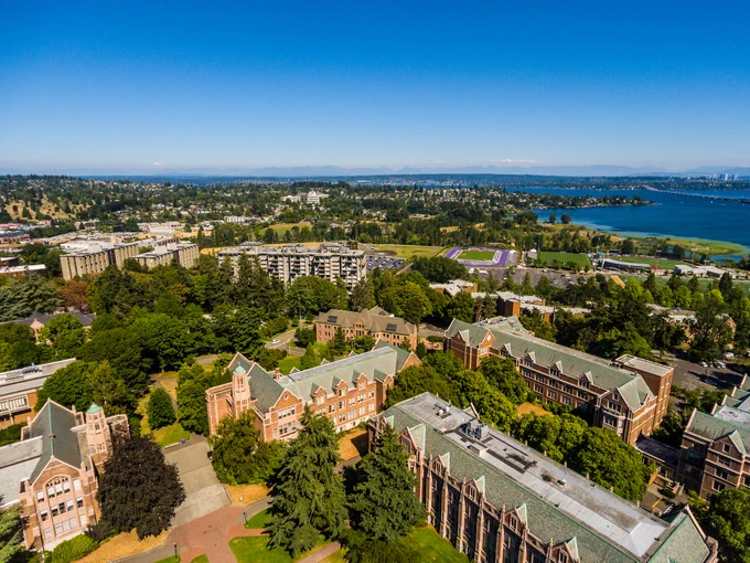 Aerial Shot of campus 