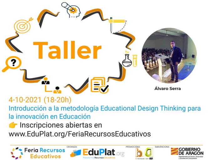 #EducationalDesignThinking para la #Innovación en #Educación. El próximo #4Oct en la #FeriaRecursosEducativos @eduplat_es