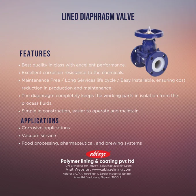lined diaphragm valve 2