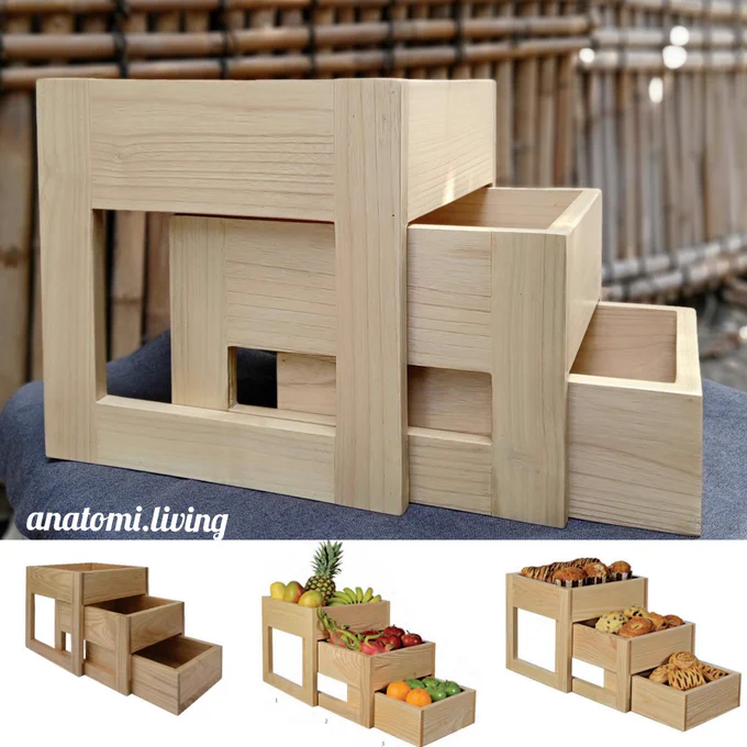 3-Tiers Drawer Set