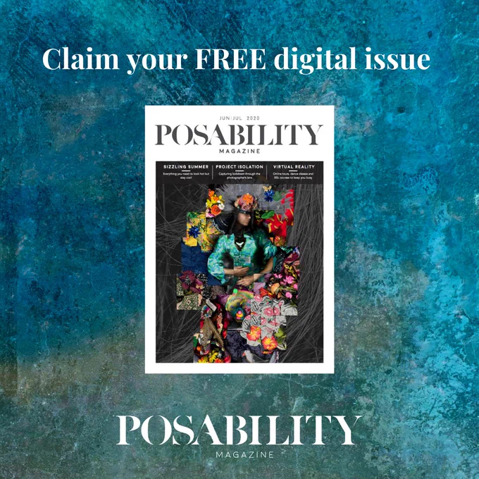 Image shows the front cover of PosAbility Magazine and the text reads 'Claim your free digital issue'