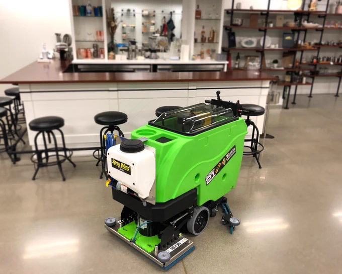 Tomcat Carbon Sanitation 21 Floor Scrubber - Deep Cleaning when you need it!