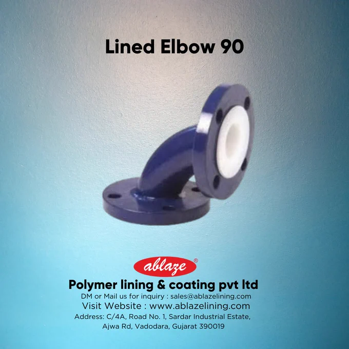 lined elbow 90 | ablaze lining and coating