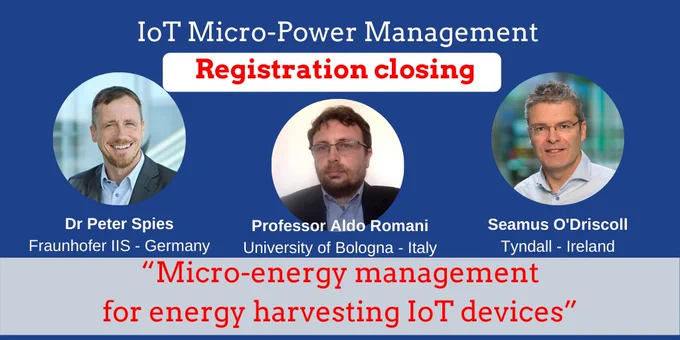 Notice: Webinar registration is now closing...
