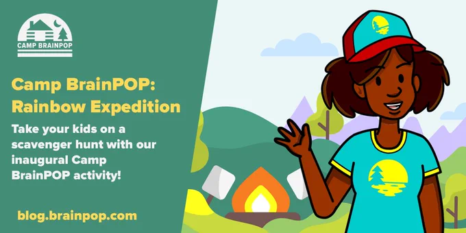 Camp BrainPOP: Rainbow Expedition. Take your kids on a scavenger hunt with our inaugural Camp BrainPOP activity!