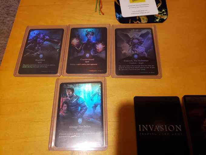 Foils!? This is awesome. A big pleasant surprise! Wow. Thanks guys. These are also test prints of their foiling process! They look beautiful in person.