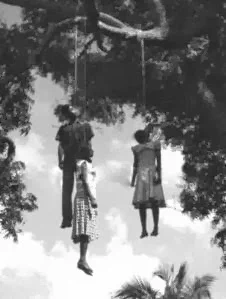 Black family hanged from tree branch