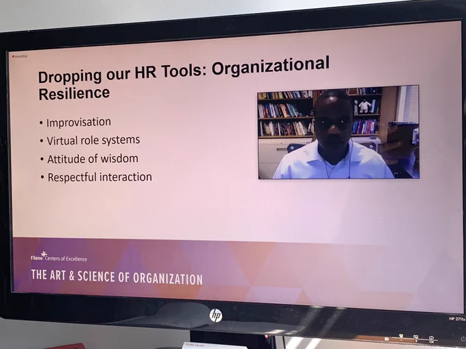 Professor Sekou Bermiss presents a keynote session for HR leaders