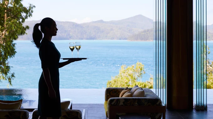 Wine with ocean views