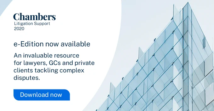 Chambers Litigation Support 2020 guide e-Edition