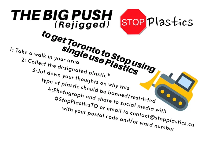 #StopPlasticsTO
#PlasticFreeJuly