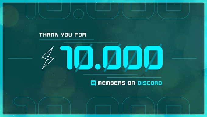 Thank you for 10000 members on our discord