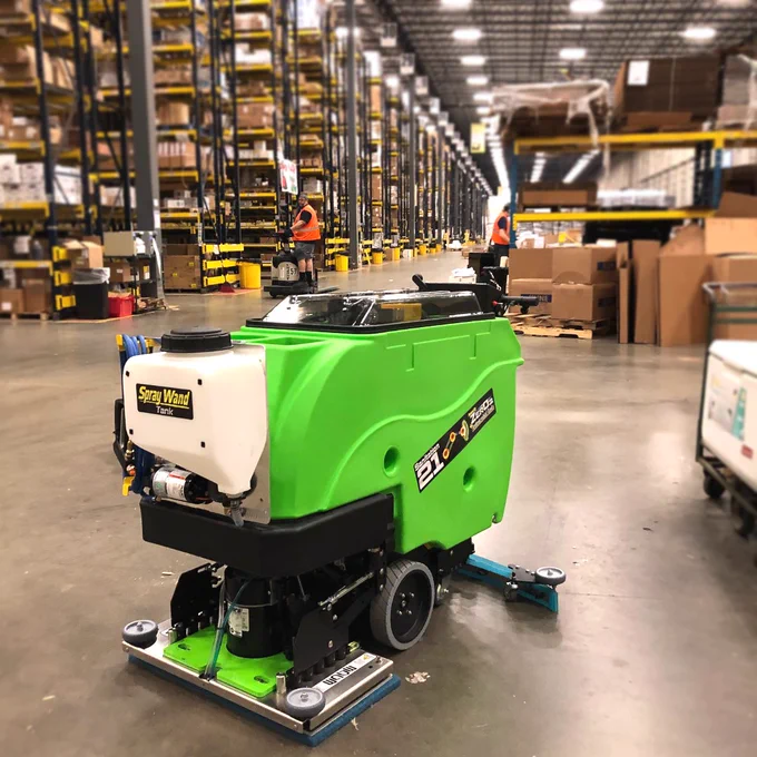Tomcat Orbital Scrubber Sanitizing Distribution Centers