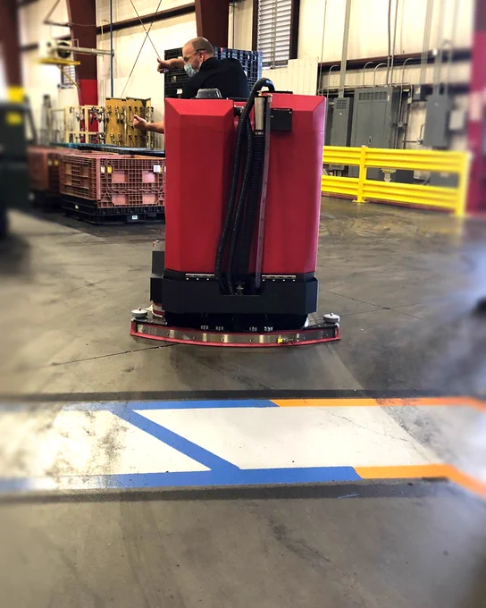 FactoryCat XR Floor Scrubber Sweeper Cleaning Industrial Shop