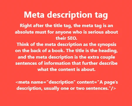 Meta tag use for seo