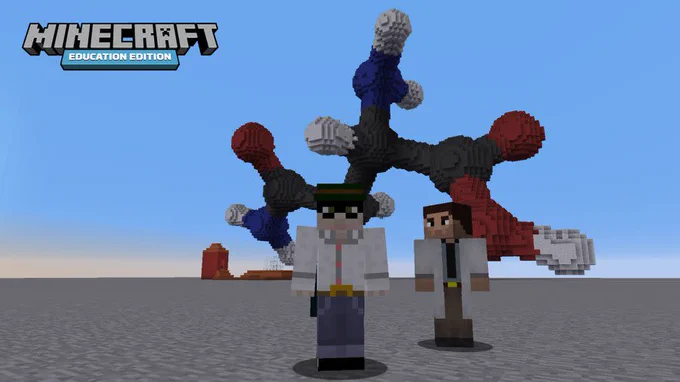 Photo of a Minecraft game screen