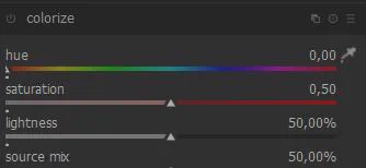 darktable colorize