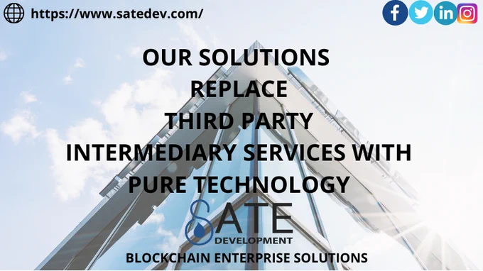 To learn more about Blockchain Enterprise Solutions,
visit us @
https://www.satedev.com/enterprise-solutions/
https://www.satedev.com/about-us/

#EnterpriseBlockchainCompanies #BlockchainEnterpriseSolutions #BlockchainTechnology #BlockchainNews #SateDevelopment