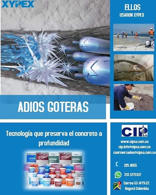 Impermeabilización y protección del concreto con la mejor tecnología , Xypex .Llámenos para su Asesoría 👍