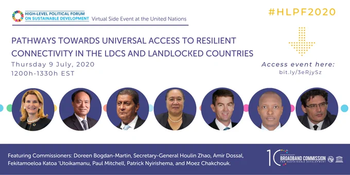 A discussion on bringing universal access to connectivity in the Least Developed Countries and landlocked countries