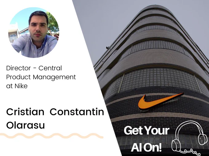 A candid conversation about mistakes, dos and don'ts of AI product management and the inconvenient truth when it comes aligning expectations around AI projects: "There's no big LAUNCH moment, it's a continuous optimization problem! You have to work for it and you have to change your mindset for it." More here: https://anchor.fm/get-your-ai-on/episodes/8-Cristian-Constantin-Olarasu---Director--Central-Product-Management-at-Nike-on-aligning-expectations-around-AI-projects-egf8f6/a-a2lbh2h