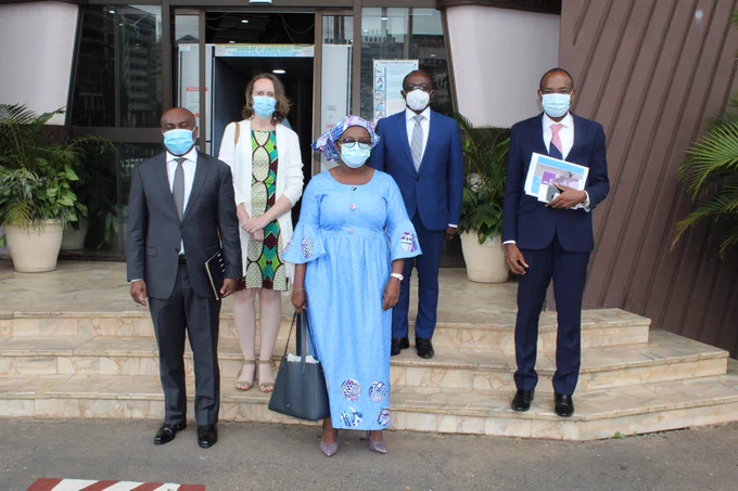 From left to right: Donors, UN, Government, Academic and Civil Society networks represented at Advocacy meeting for #Nutrition with 🇨🇲's PM Chief Dr. Dion Ngute.