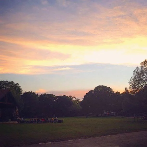 Sunset out at the Ranch