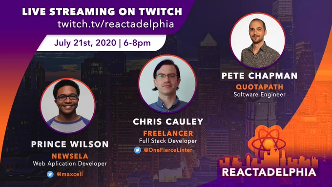 Reactadelphia July 2020