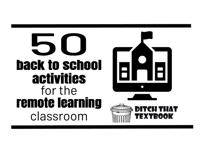 50 back to school activities for the remote learning classroom
