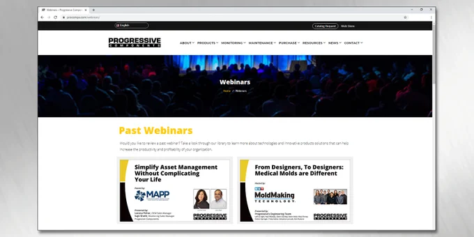 Visit Progressive's webinar library to learn of new approaches, products, and technology solutions to help you drive your organization's progress forward. https://procomps.com/webinars