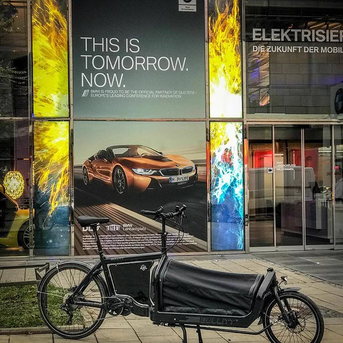 A cargo bike is the vision of tomorrow