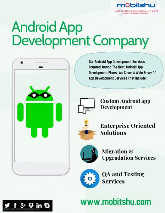 Outsource Custom Android App Development To Mobitshu; 14  Years Experienced Android Application Development Company
In the US. Plus, You Can Save Up To 60% On Android App Development

Contact Us Now: www.mobitshu.com
@mobitshu1
@mobitshu1
@mobitshu1
.
.
.
.
.
.
.
.
.
.
.
#mobitshu #mobileappdevelopmentcompany #hiremobileappdeveloper #iOSdevelopmentcompany #androiddevelopmentcompany #hireiOSdeveloper #hireandroiddeveloper #instagram #busniess #startups #hiredeveloperonlesscost #mobilesolution #expertmobiledevelopmentcompany #usa #US #offer #sale #secure #scalable #featurerich #mobileapplication #trustbrandiOS #trustbrandandroid #happycustomers #androiddevelopmentcompany #hireandroiddeveloper #fb
