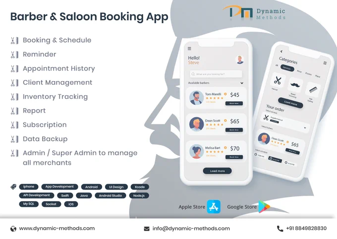 Barbar & Salon Booking App