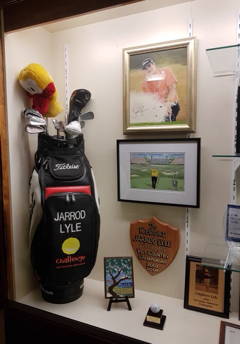 'To honour him, Jarrod’s equipment is proudly displayed in the clubhouse with a modesty and class that permeates throughout not only the clubhouse but the aura of the club itself'.