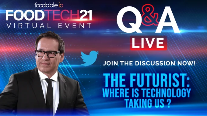FoodTech21 Event by Foodable Network, Paul Barron Keynote