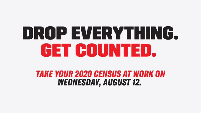 Fill out the U.S. Census today.