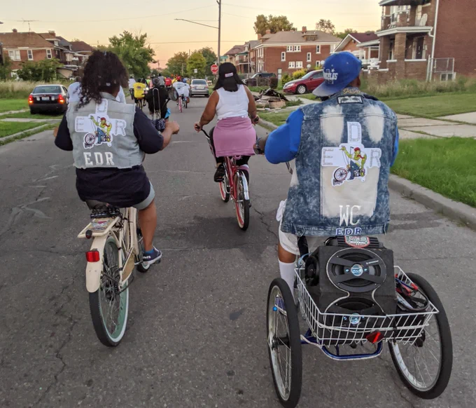 Bicyclists ring together in Detroit