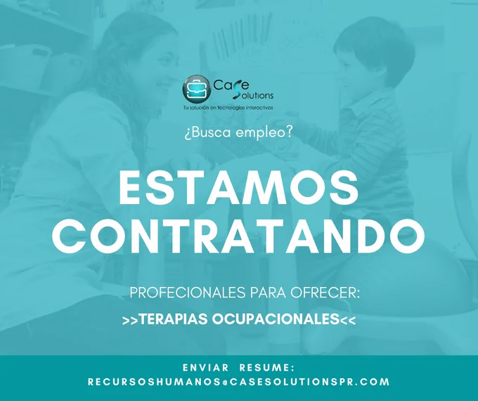 Oferta de empleo para Terapista Ocupacional