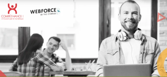 Bannière formation adaptée aux autistes asperger, WebForce3 et Compéthance